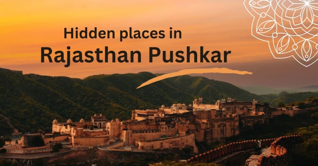 Pushkar Lake Ghat and Brahma Temple Rajasthan