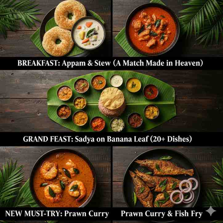 Kerala food is not only delicious in taste but is also a reflection of its rich history and culture. Taste of Kerala